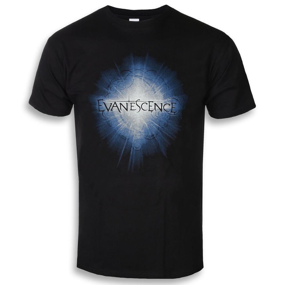 Metal Mens Evanescence Gothic Rock Band Dark Aesthetic Unisex Fan T-Shirt